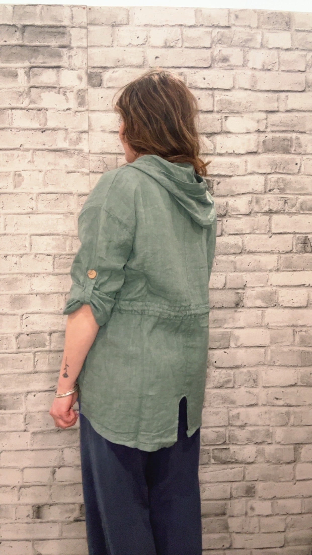 Linen Vest Jacket - 60022