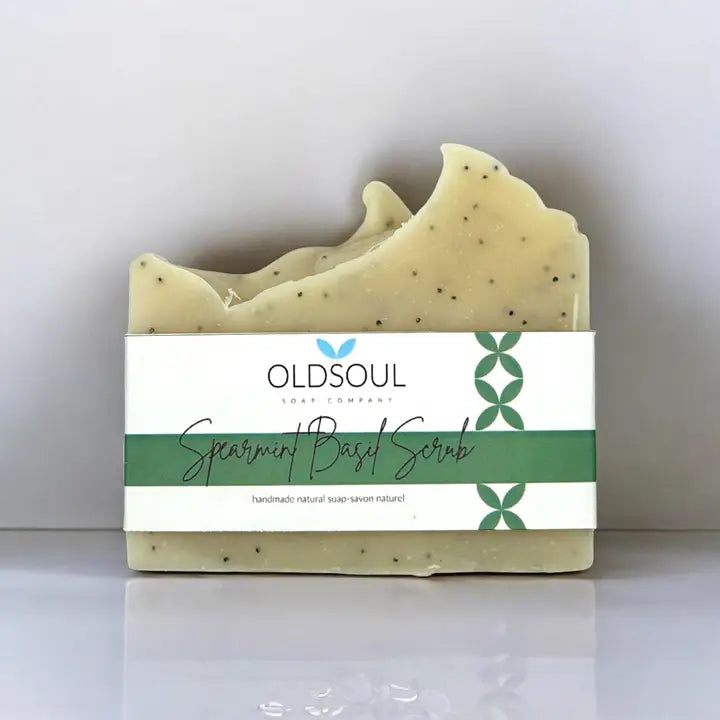 Spearmint Basil Scrub Soap Bar - 50119
