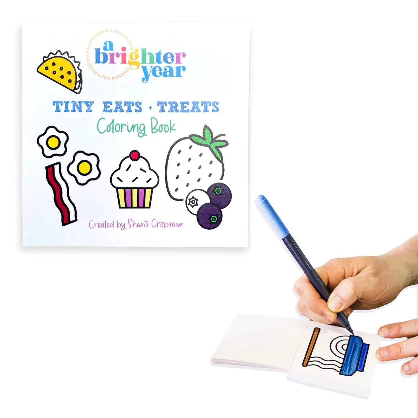 Tiny Eats Treats - Mini Colouring Book