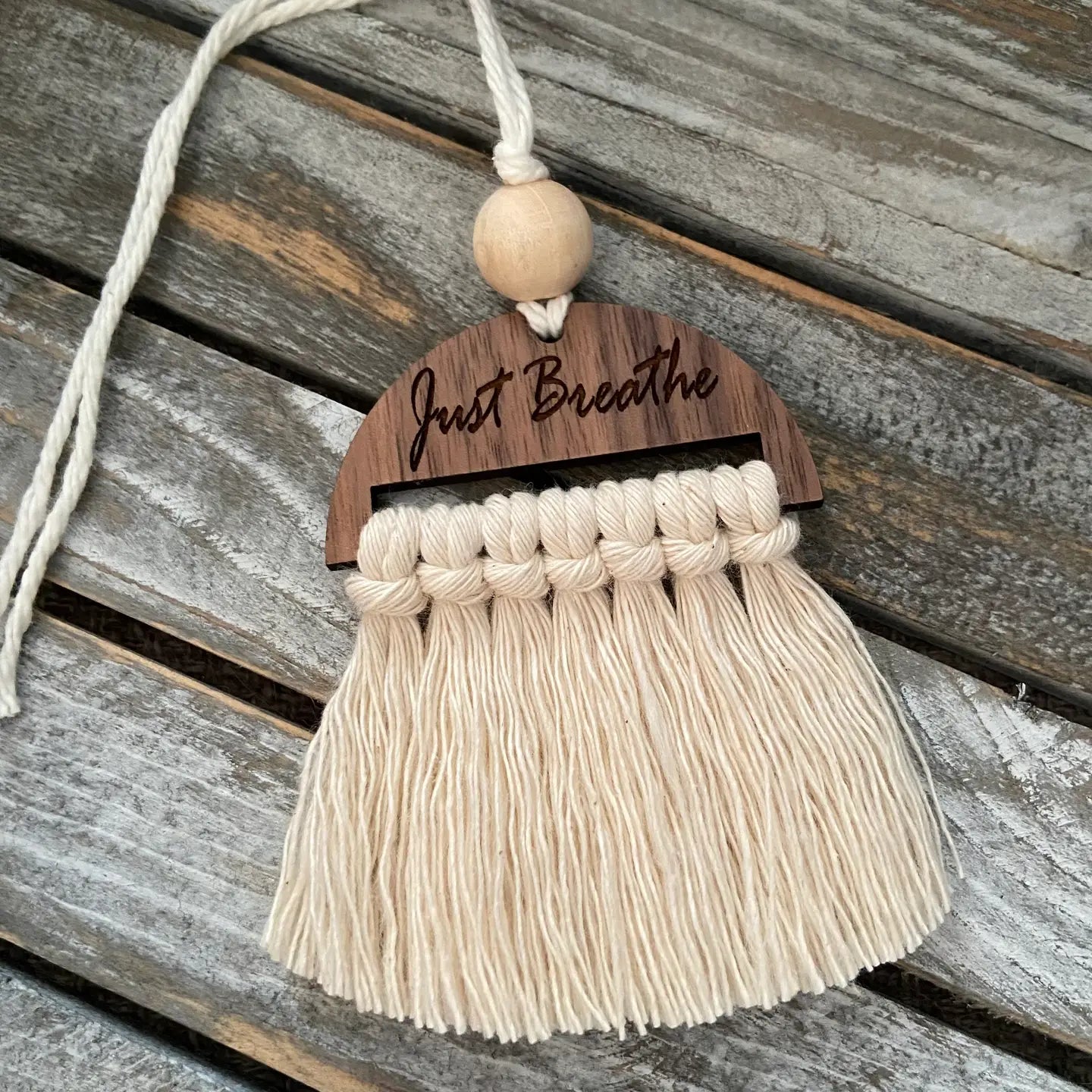 Macrame Car Charm Diffuser - 50067