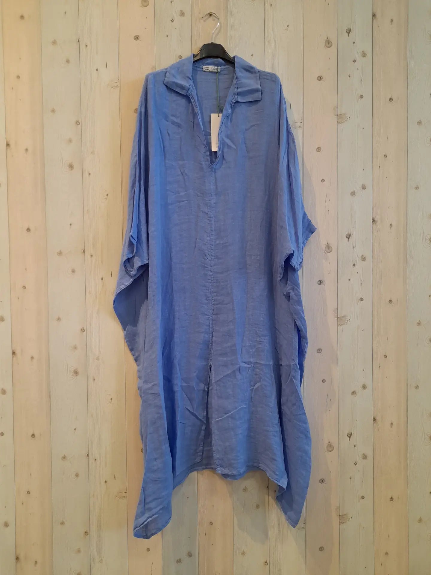 Kaftan Linen in Blue - 50087