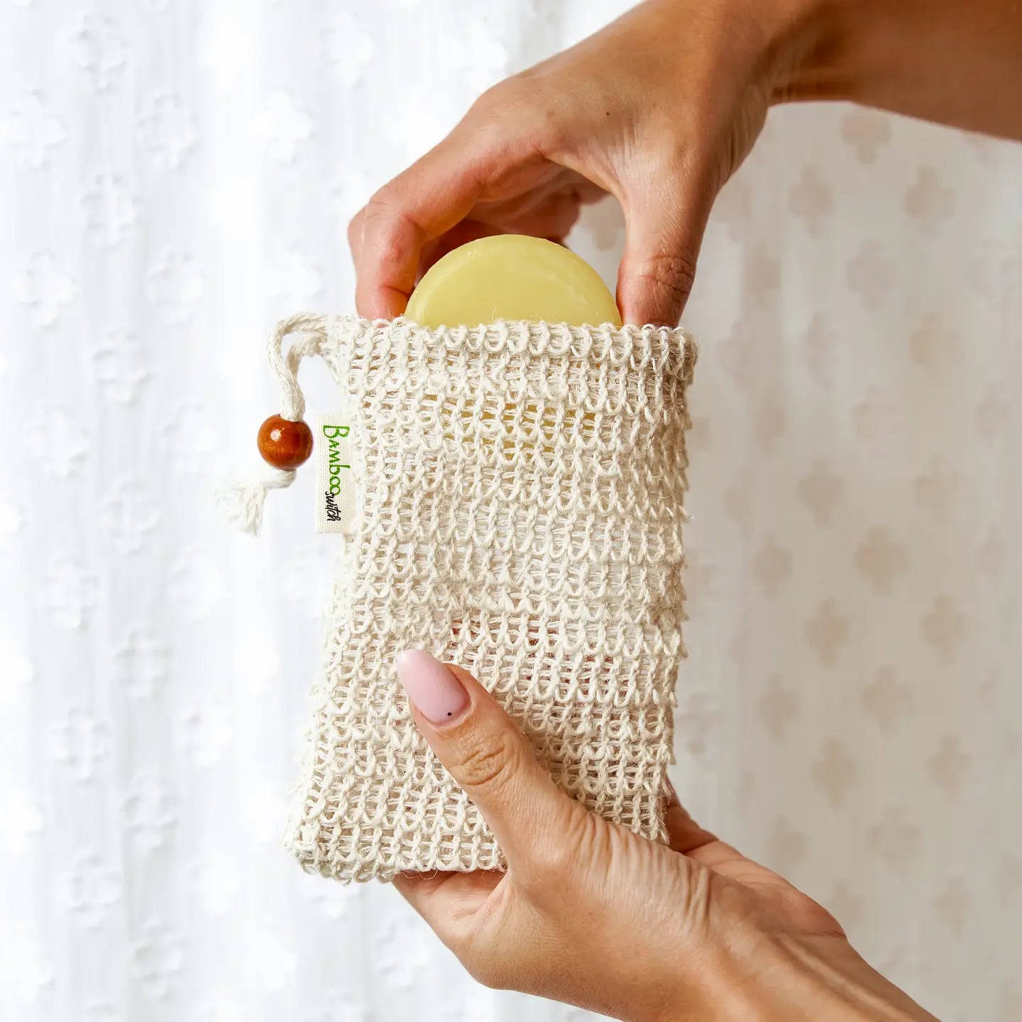 Compositible Sisal Soap Saver Bag