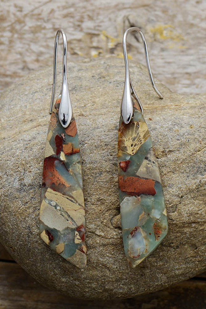 Stone Drop Earrings