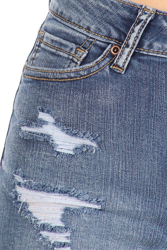 "The Ibiza" Short in Medium Wash-11073