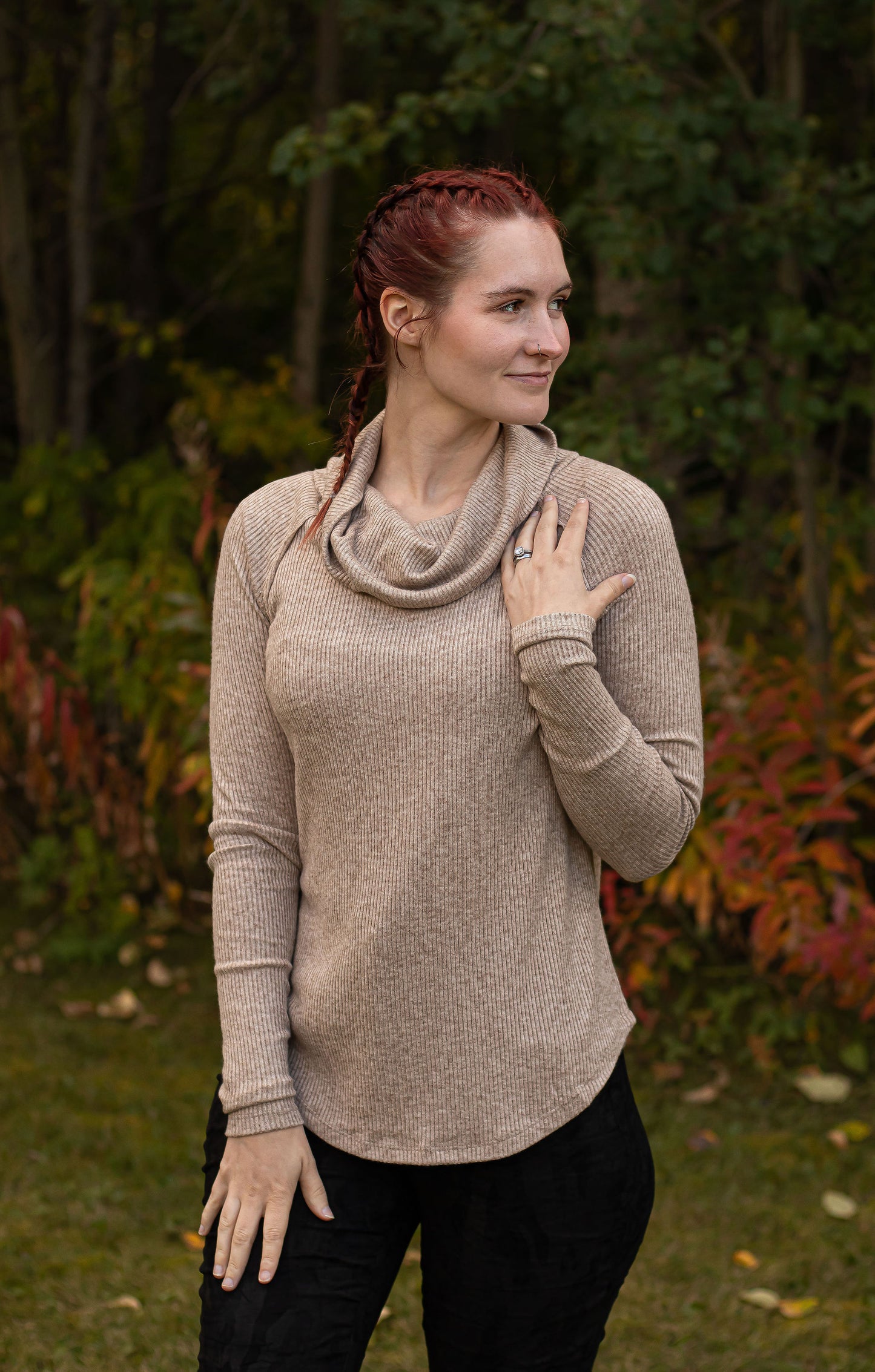 Long Sleeve Turtle Neck -10028