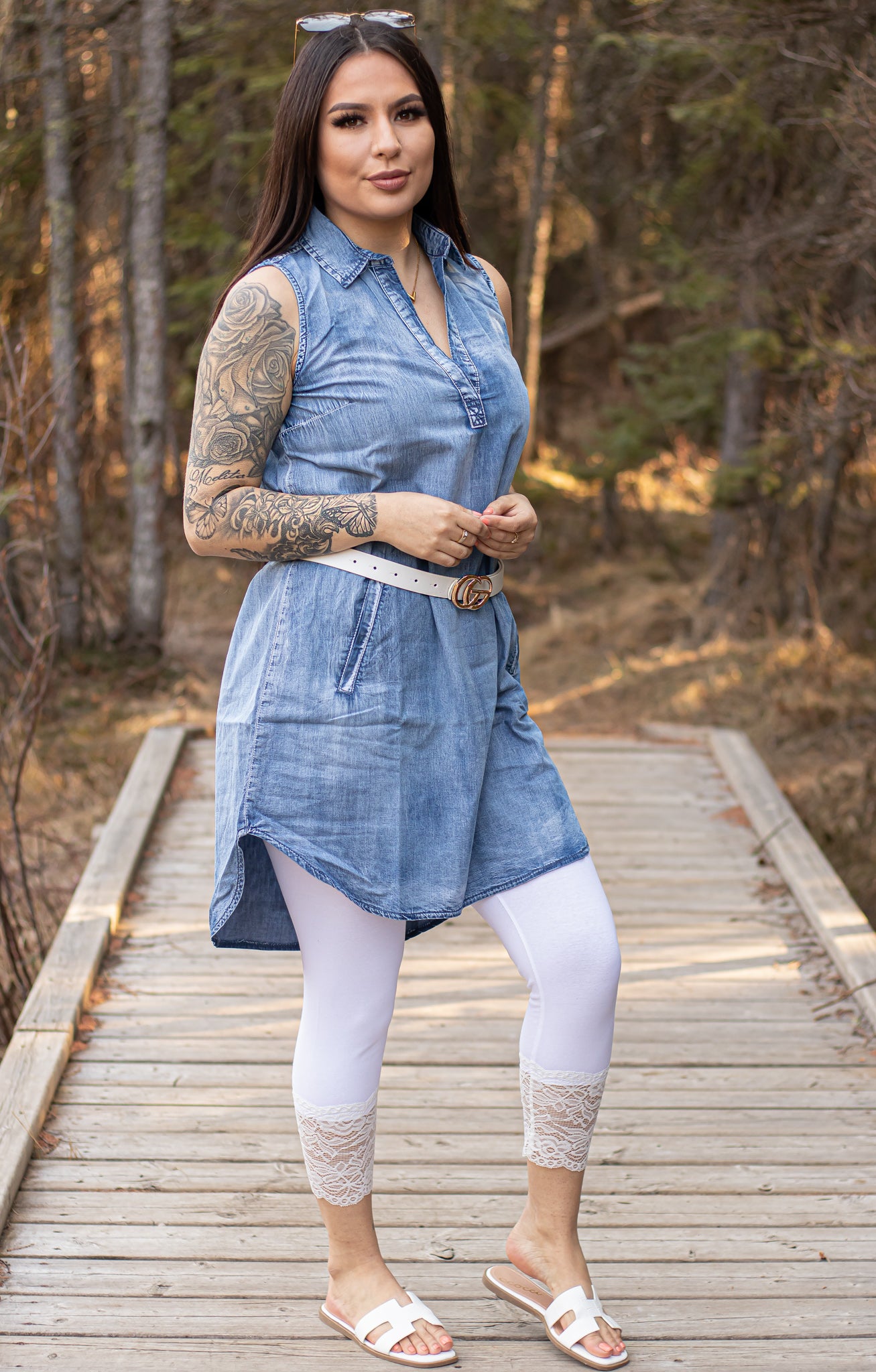 Boutique cheap denim dress