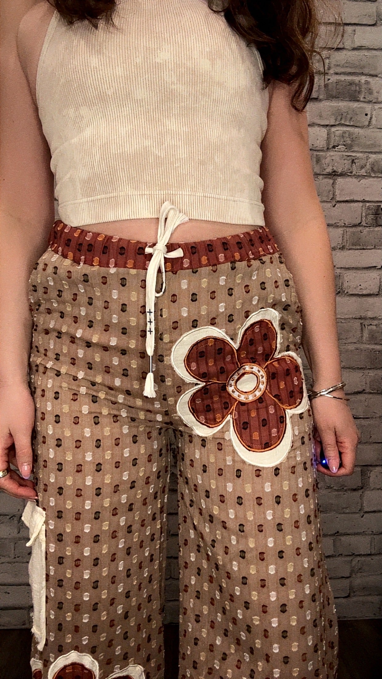 Vintage Floral Pants- 50099
