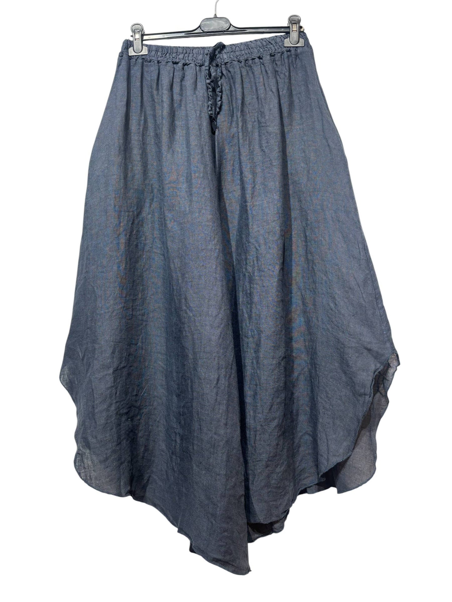 Linen Culottes with Pockets - 21002