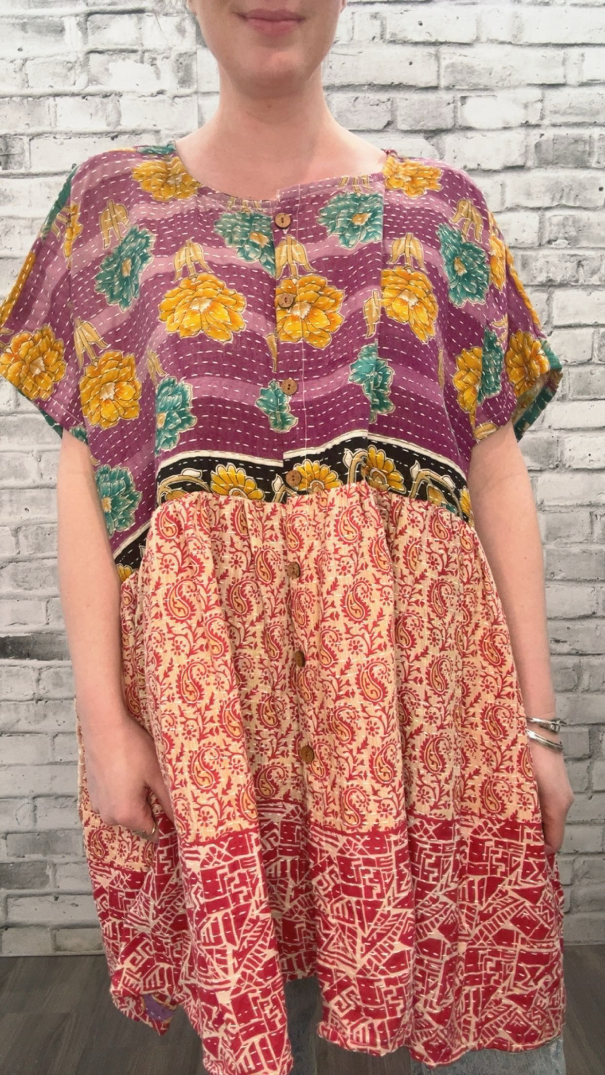 Pareo Kantha Daydreamer Button down Mini - 70029