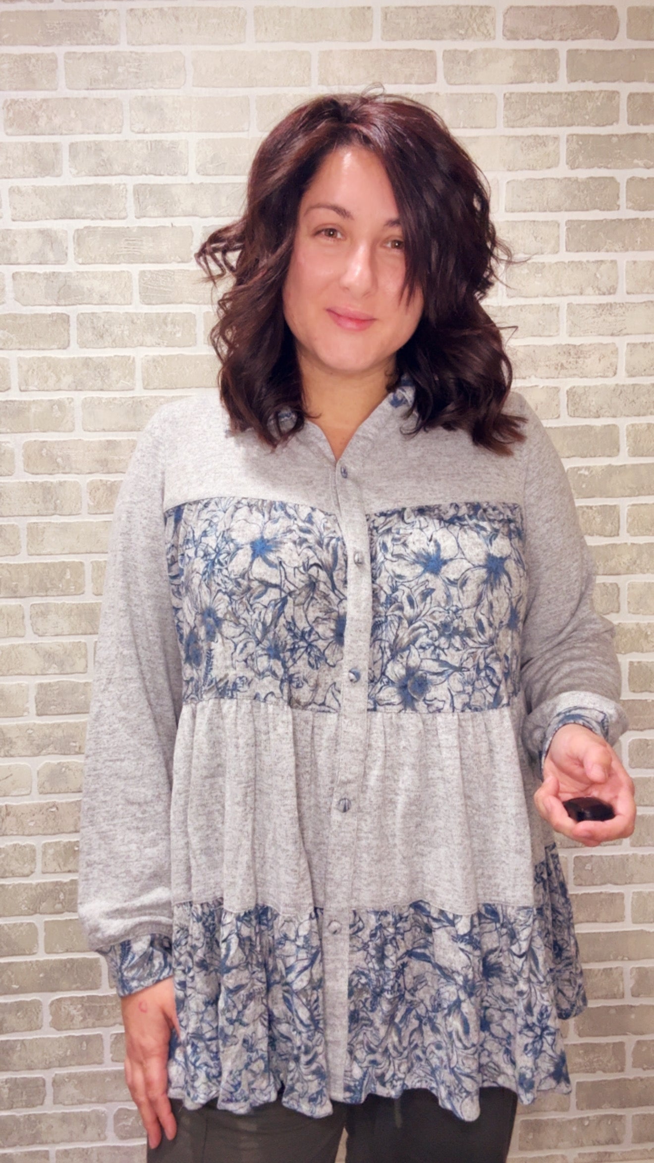 Knot Jhabla Top with Tiers - 50055