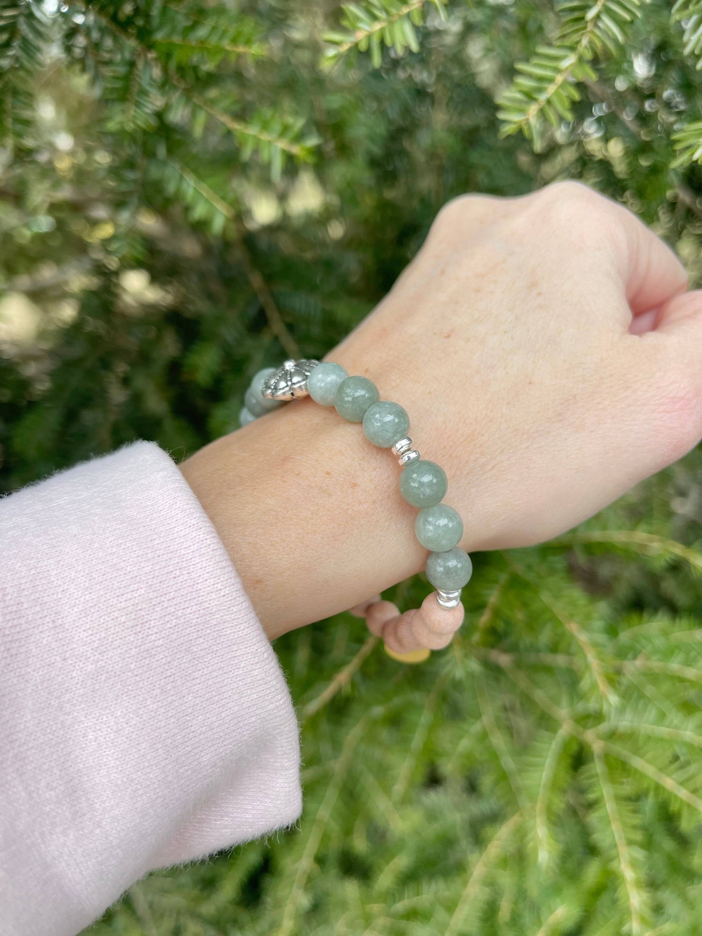 Diffuser Bracelet, Boho Beaded Stretch Bracelet