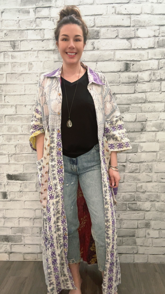 Pareo Kantha Gravity Duster - 70032