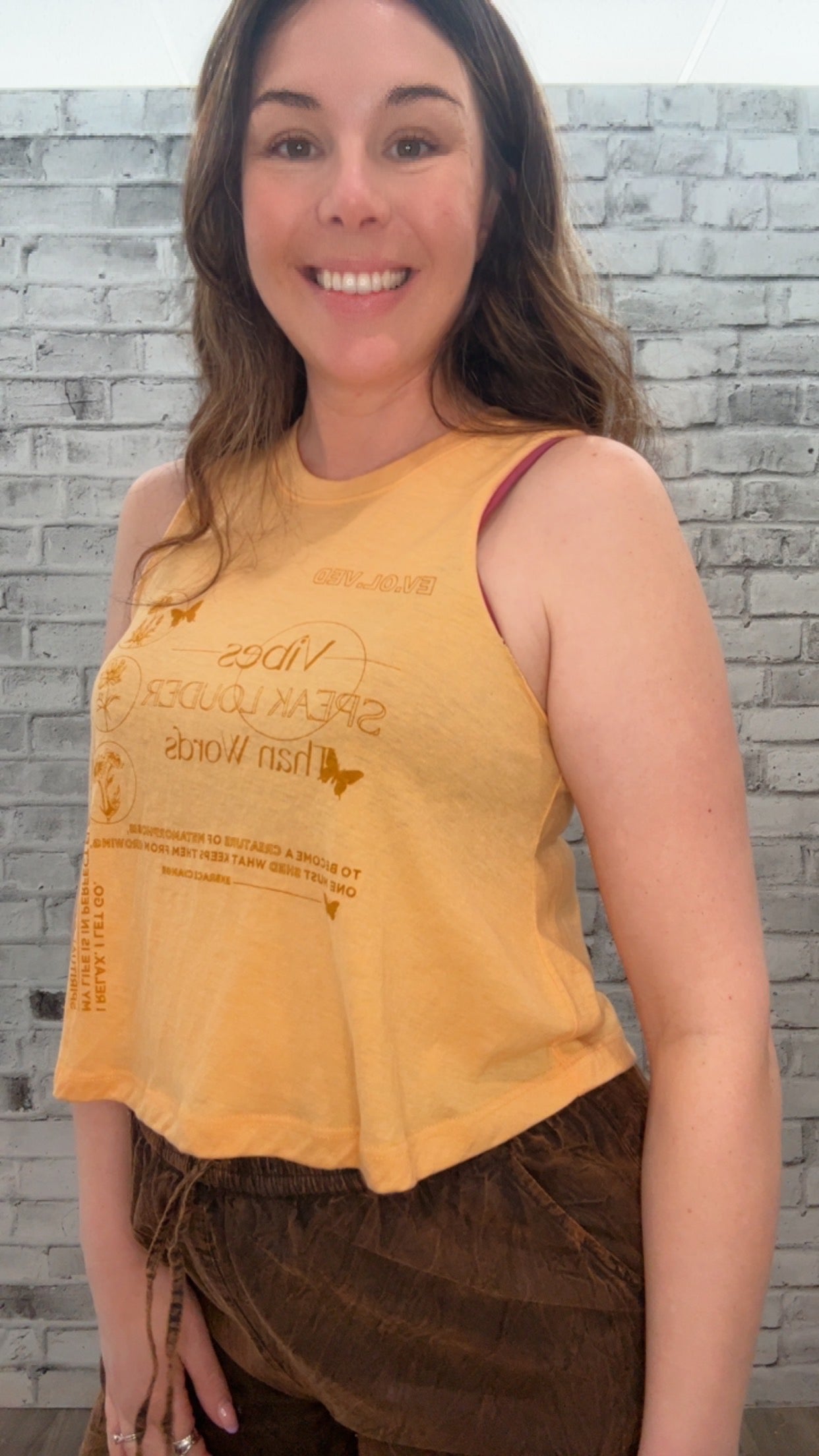 Vibes Speak Louder Than Words Tank- 10065