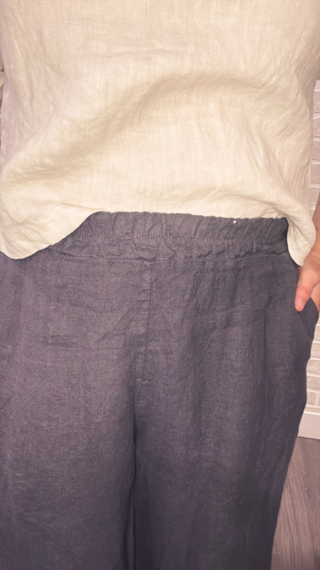 Womens Linen Trouser - 50059