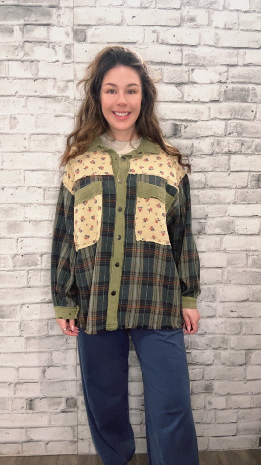 Vintage Oversized Button up - 60003
