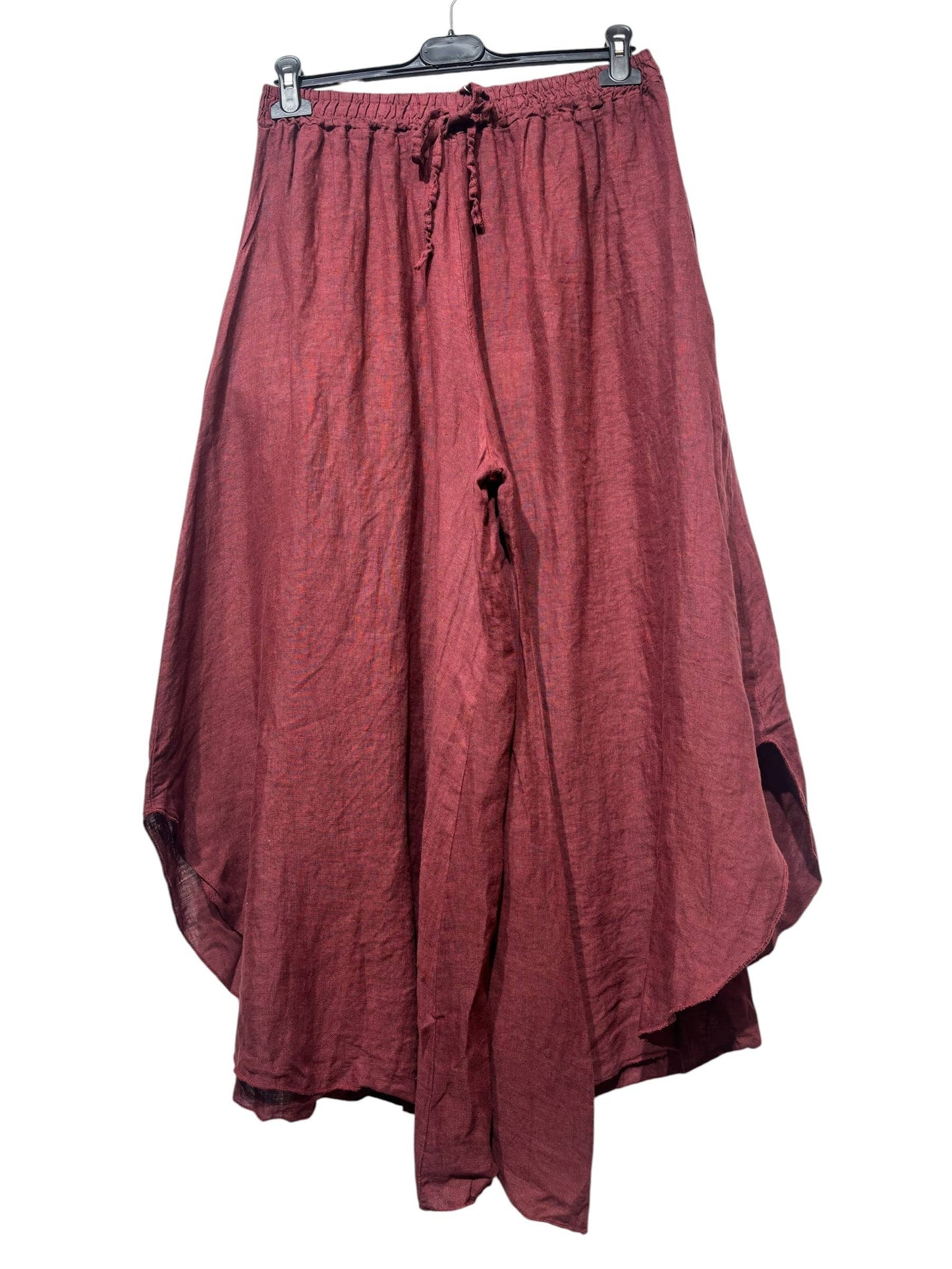 Linen Culottes with Pockets - 21002