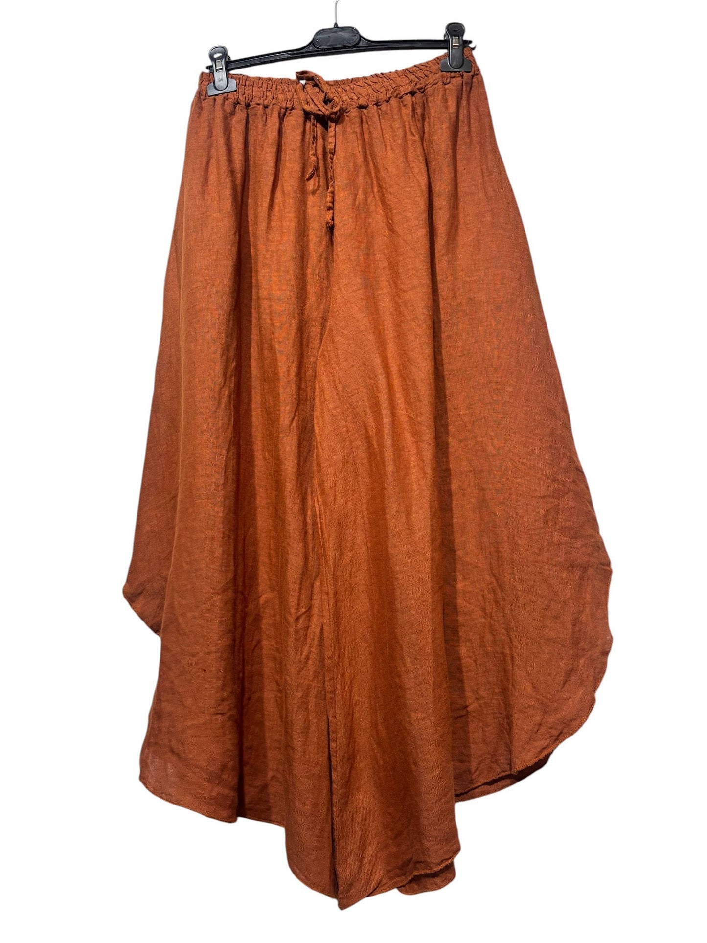 Linen Culottes with Pockets - 21002