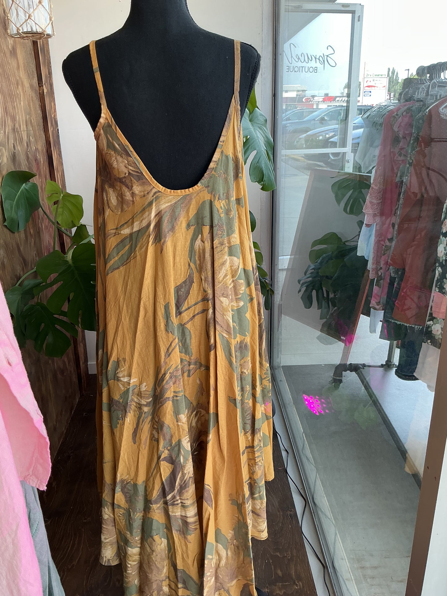 Two Piece Linen Dress and Top - 21007