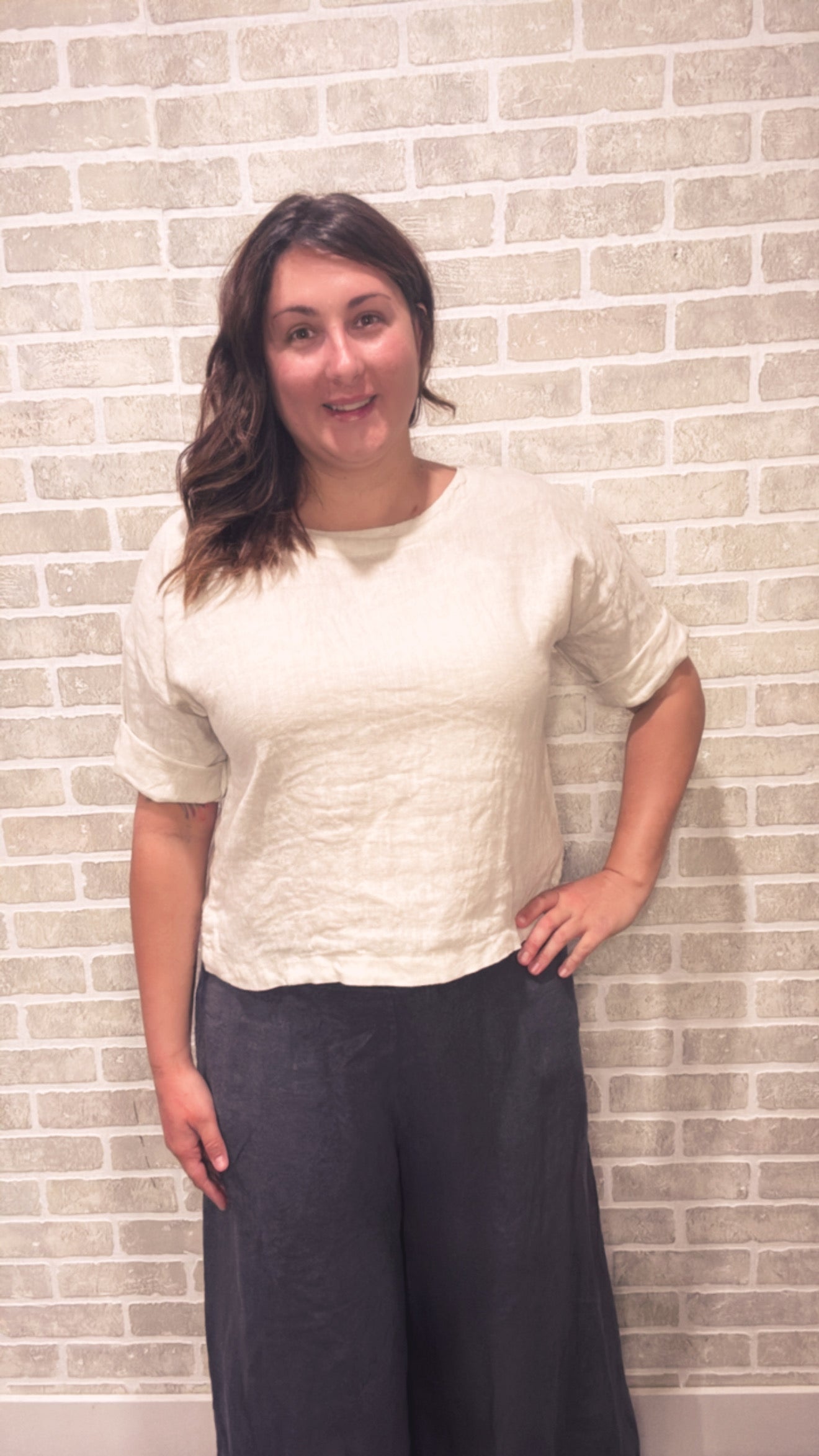 Womens Linen Trouser - 50059