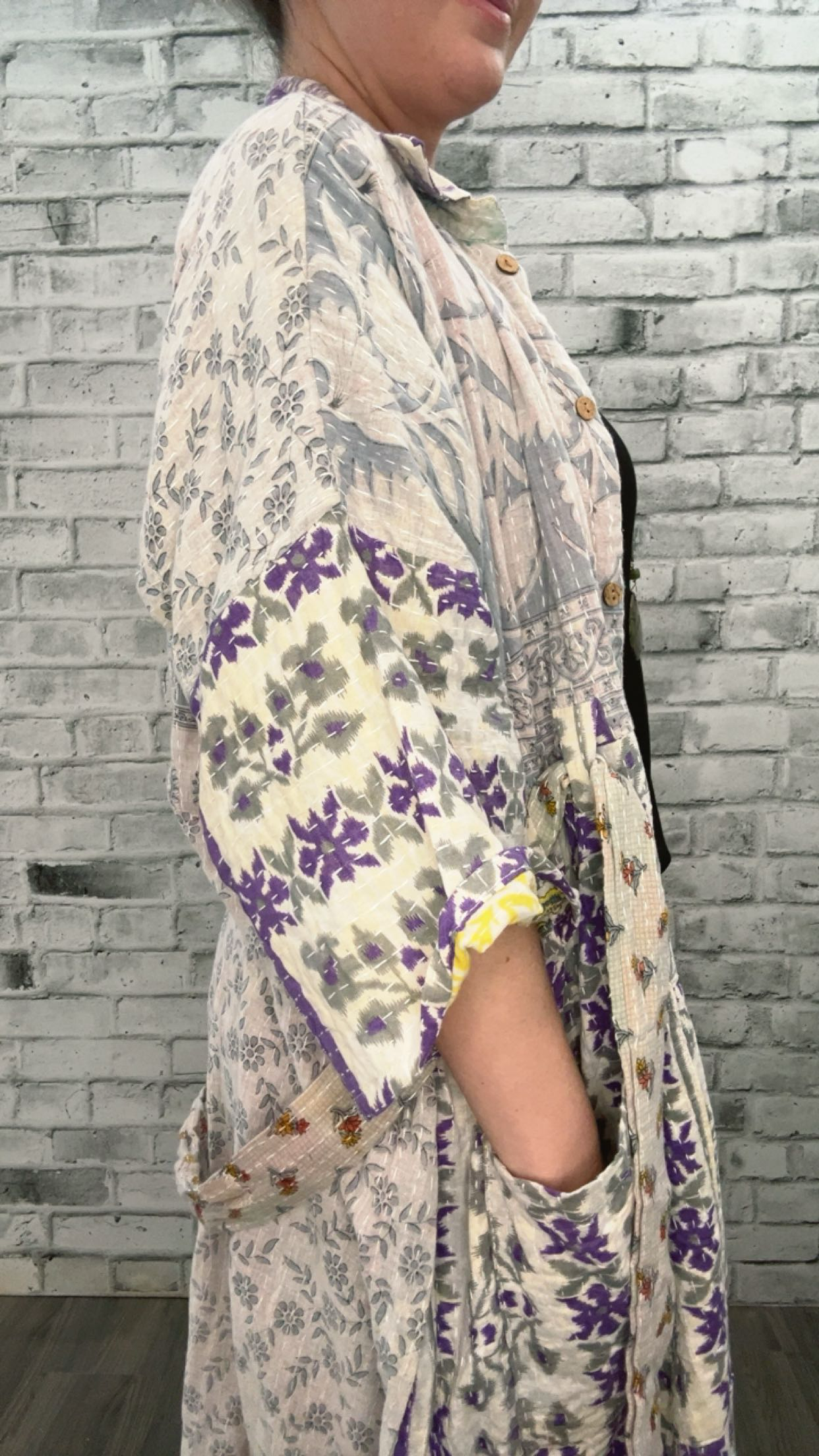 Pareo Kantha Gravity Duster - 70032