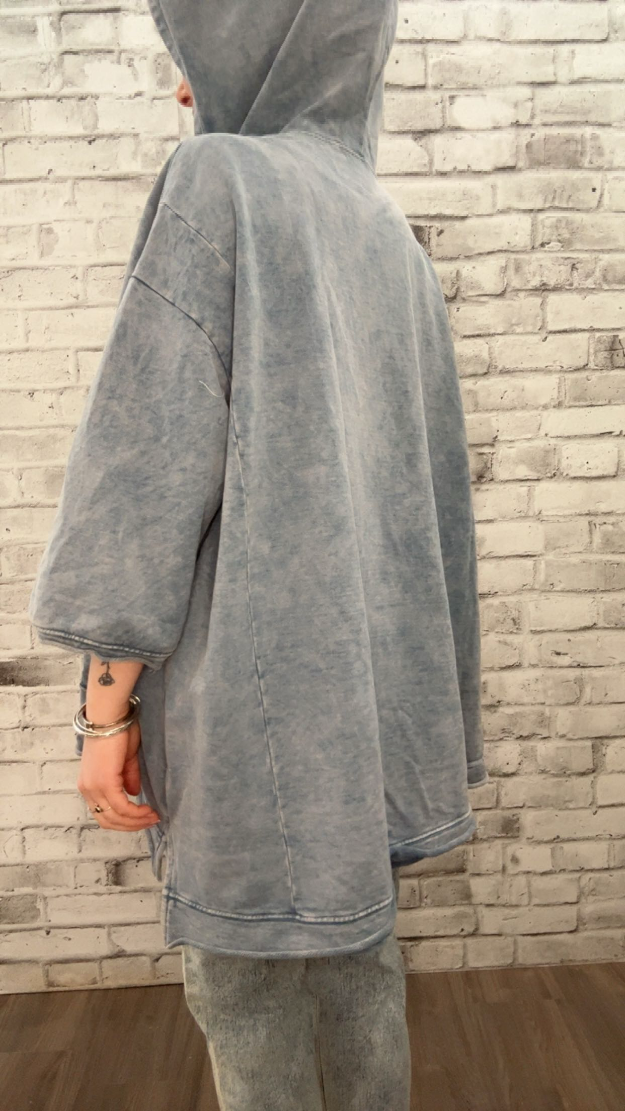 KB Dream Pull Over Hoodie in Denim - 70073