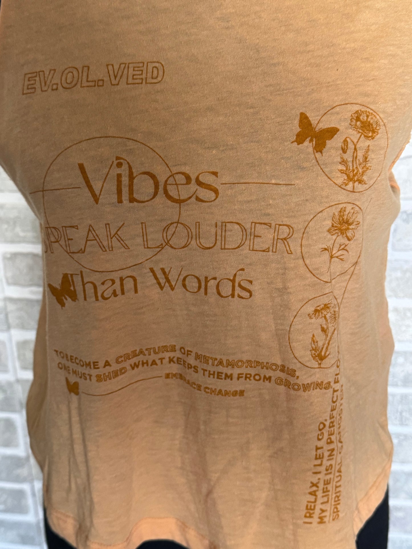 Vibes Speak Louder Than Words Tank- 10065