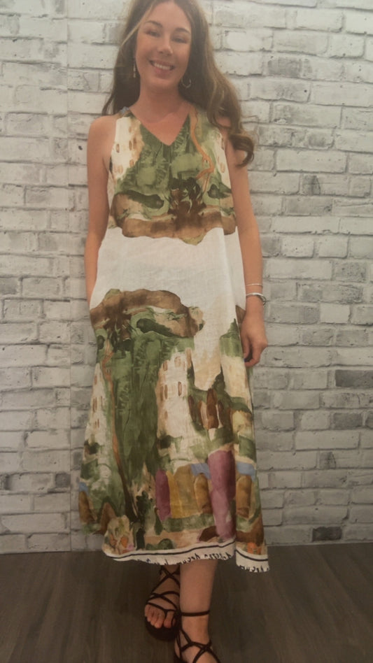 Vila Linen Dress - 21014