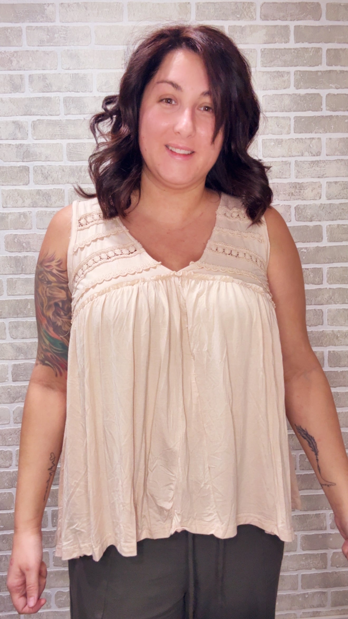 Pink Knit Babydoll- Top - 50104