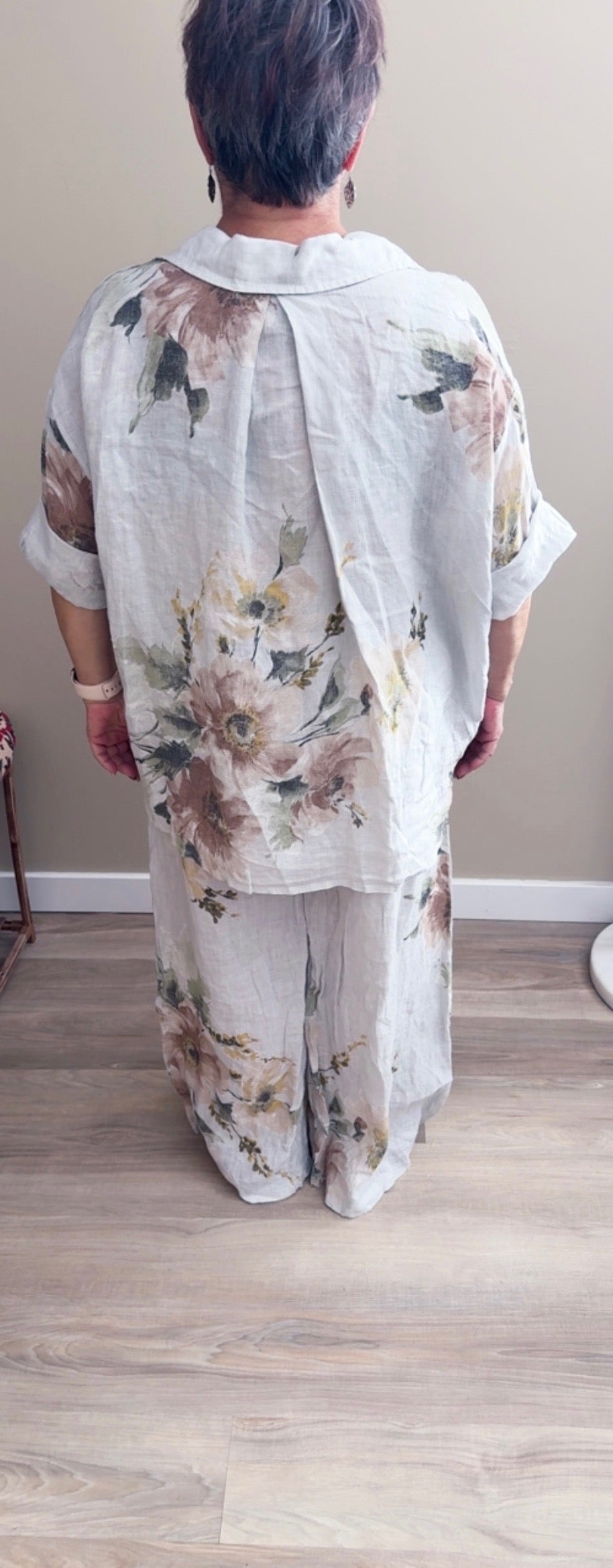 Linen Floral Set - 60021