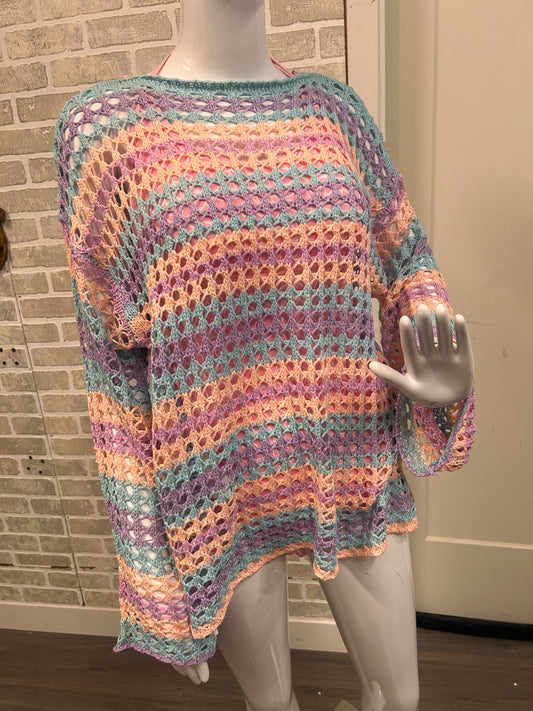 Knit Sweater Bathing Suit Cover - 60070