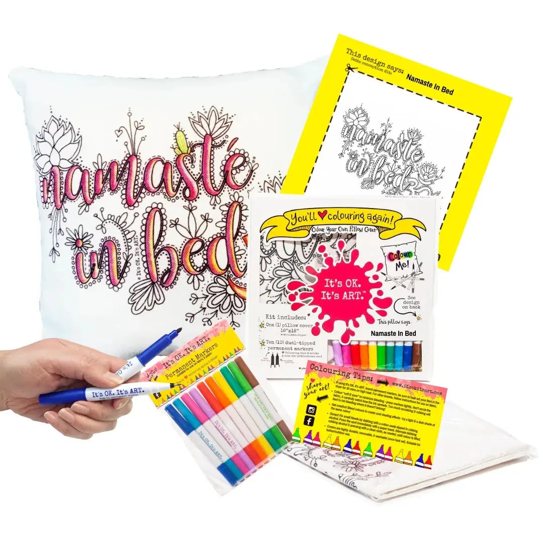 DIY Colour Your Own Pillow Cover - 50050