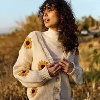 Sunflower Knit Cardigan - 50094