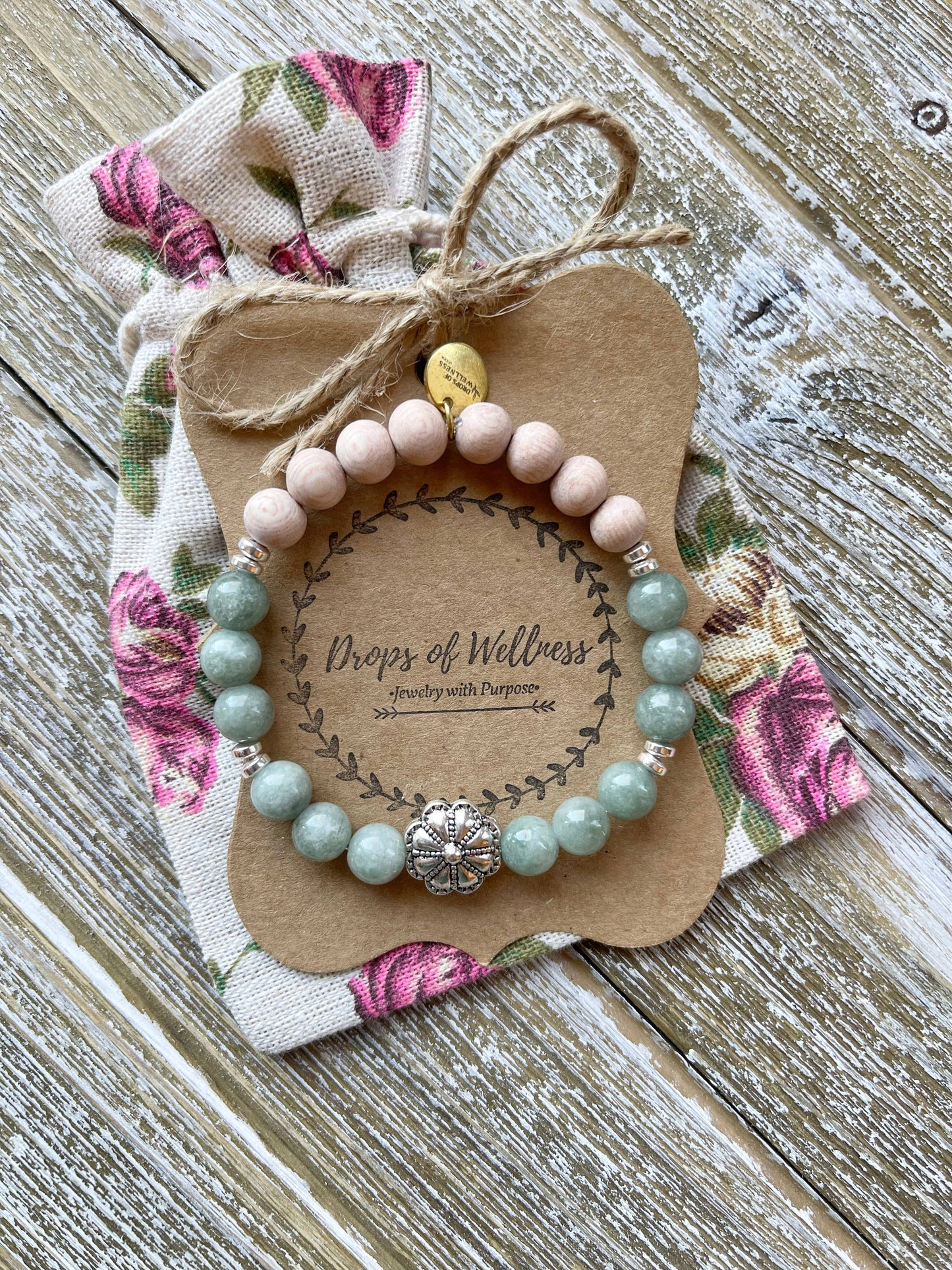Diffuser Bracelet, Boho Beaded Stretch Bracelet