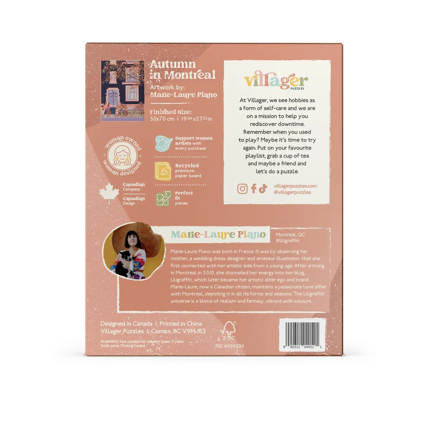 Autum in Montreal Puzzle 1000 pc - 50200