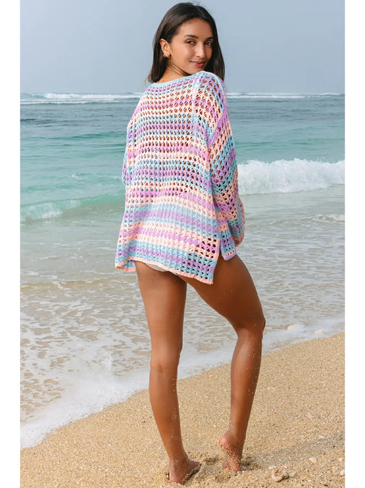 Knit Sweater Bathing Suit Cover - 60070
