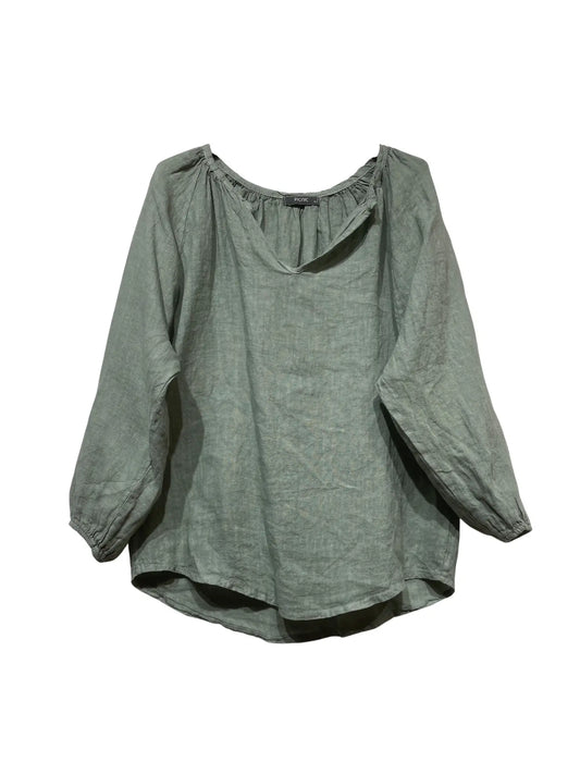 Black Linen Blouse- 60007