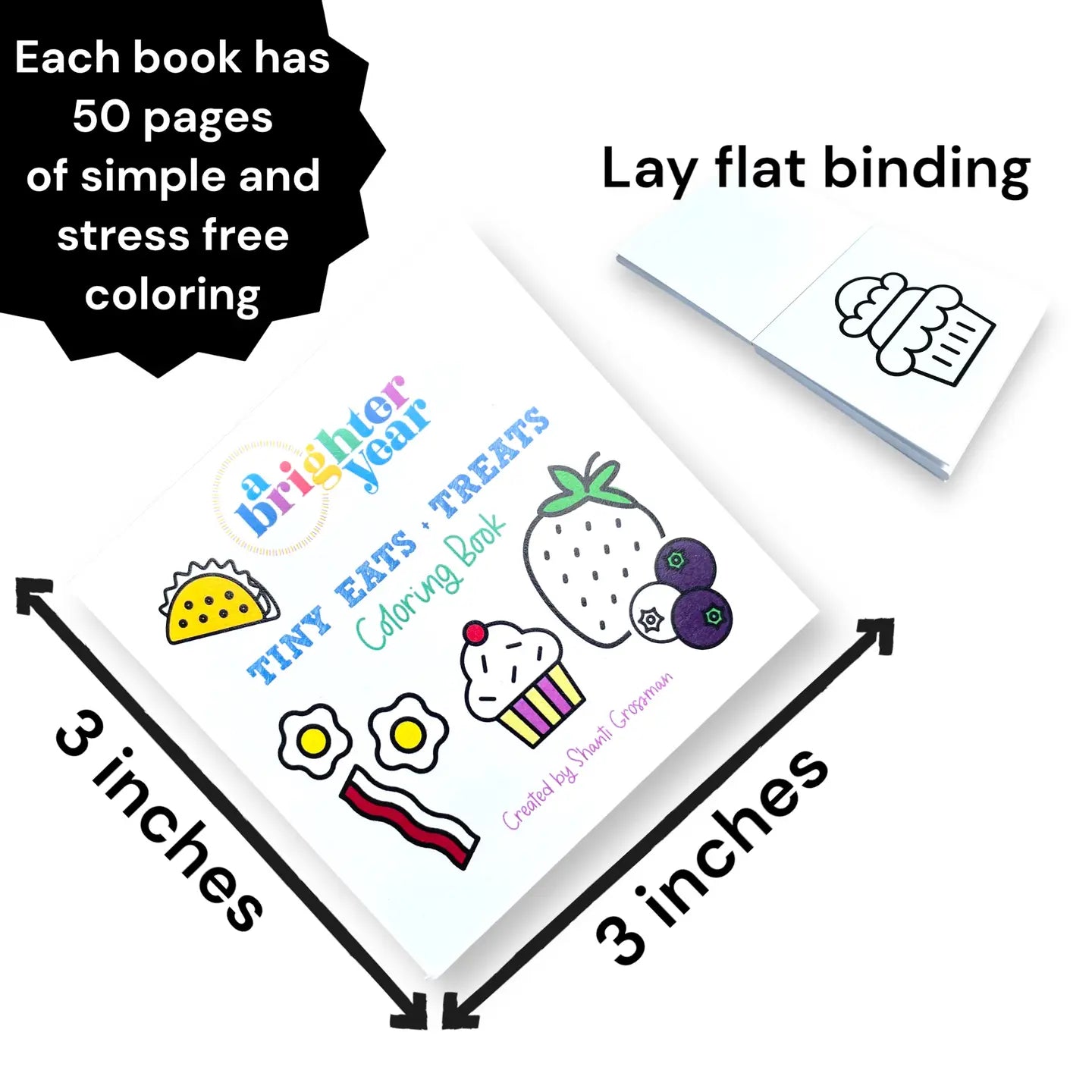 Tiny Eats Treats - Mini Colouring Book