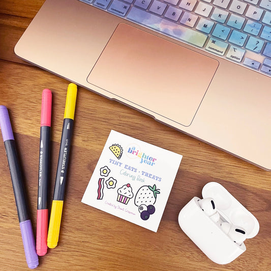 Tiny Eats Treats - Mini Colouring Book