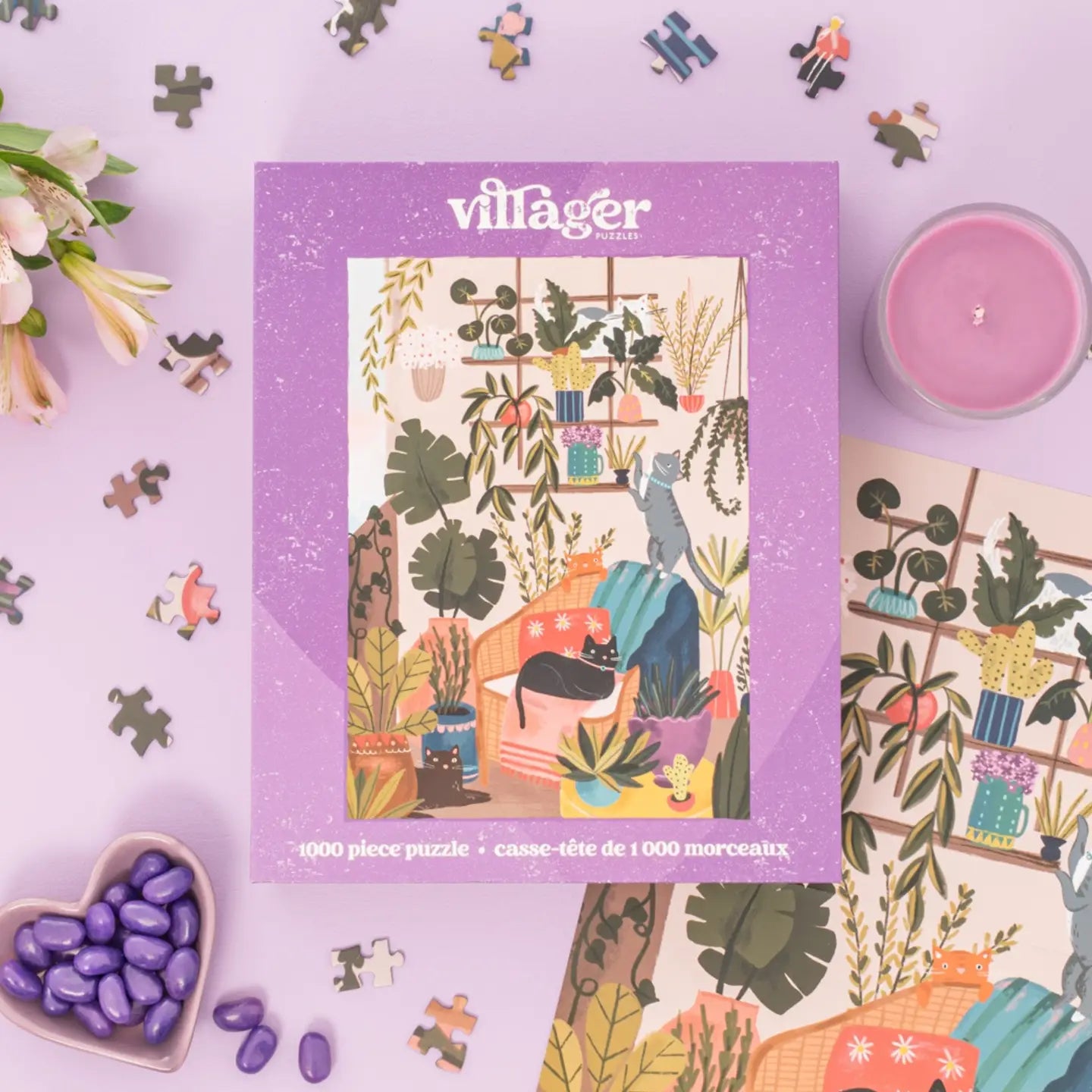 Balcony Cats Puzzle 1000pc - 50201