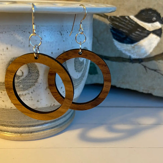 Wood Earrings - 50069