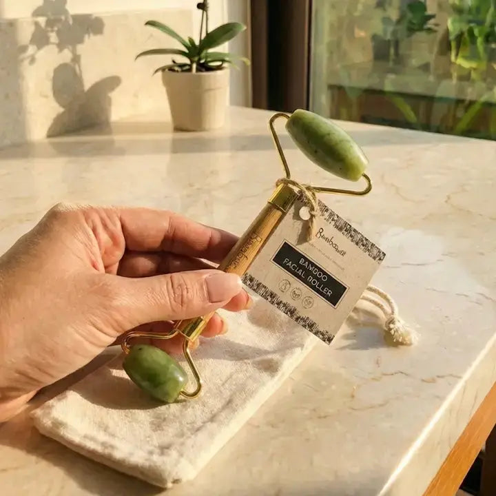 Bamboo Facial Massage Roller