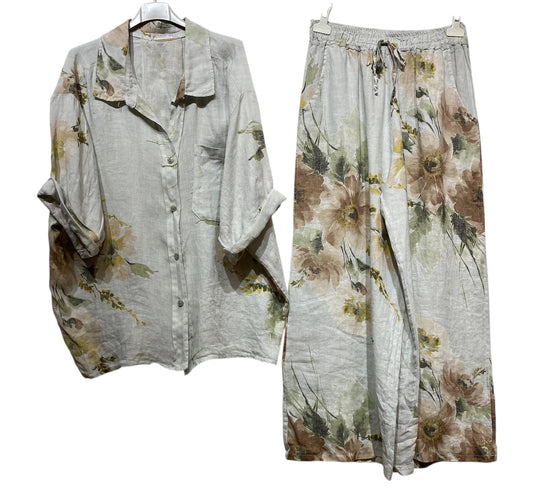 Grey Floral Set - 60005