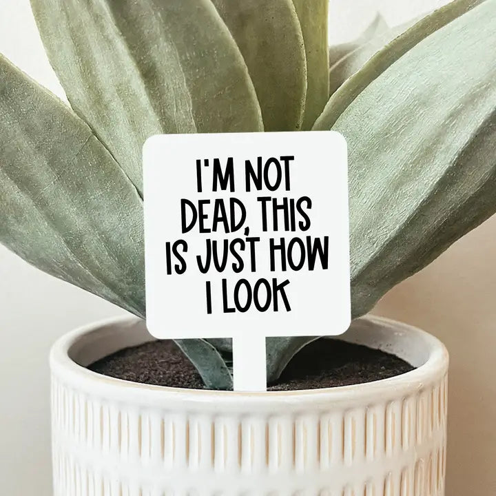 I’m Not Dead This Is Just How I Look Plant Marker - 50022