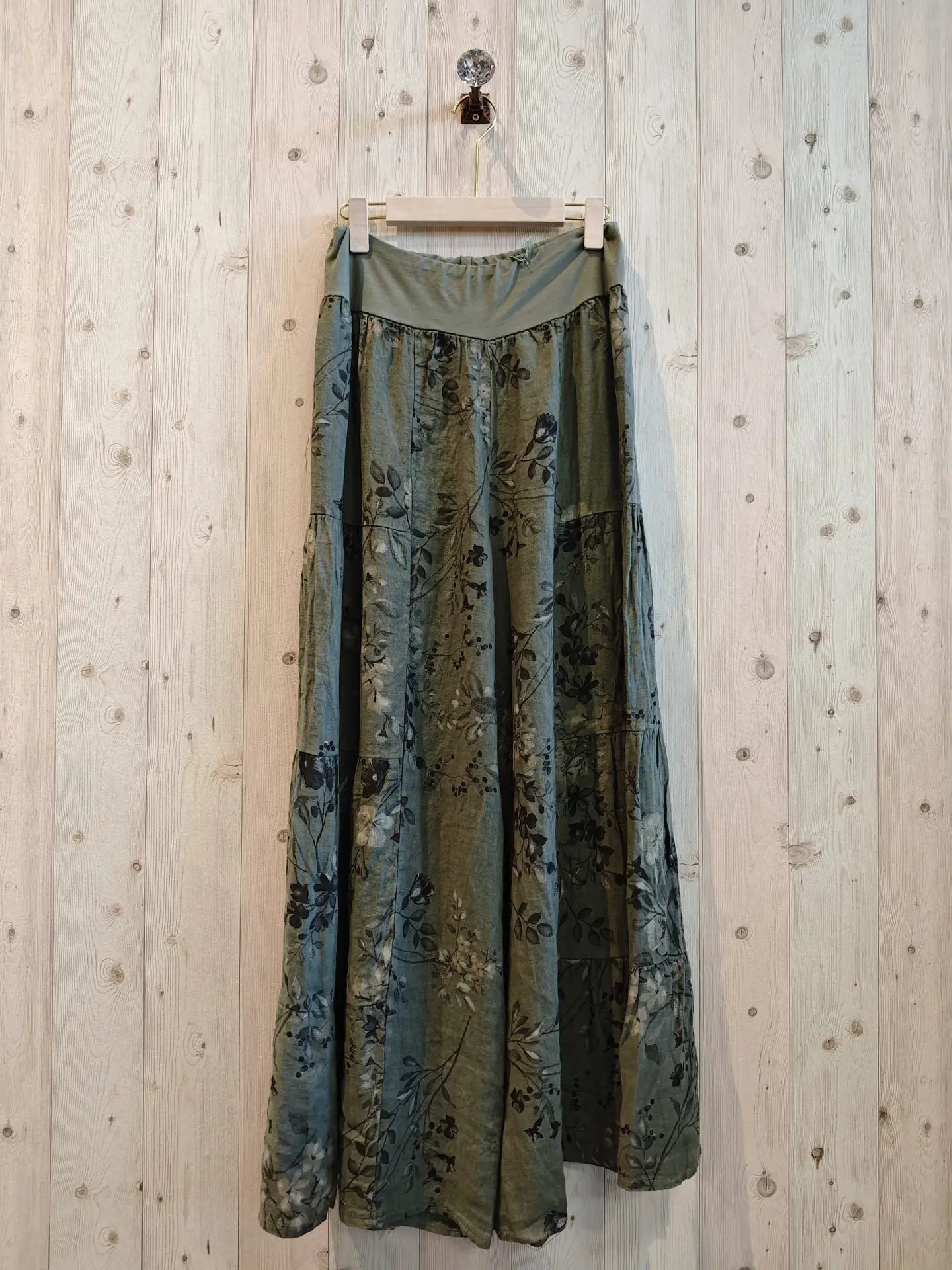 Printed Linen Pant - 50084