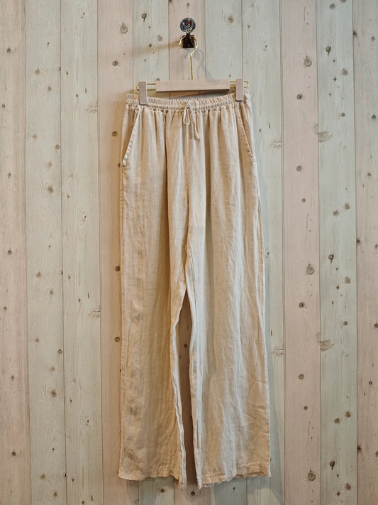 Linen Straight Leg Pant - 50056