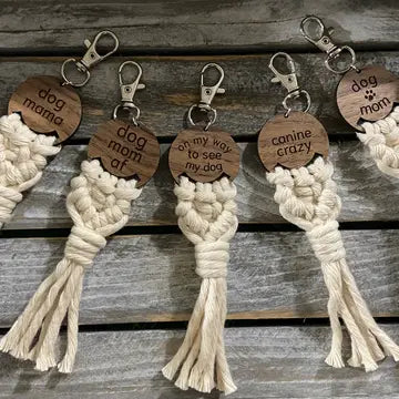 Boho Macrame Key Chain - 50066