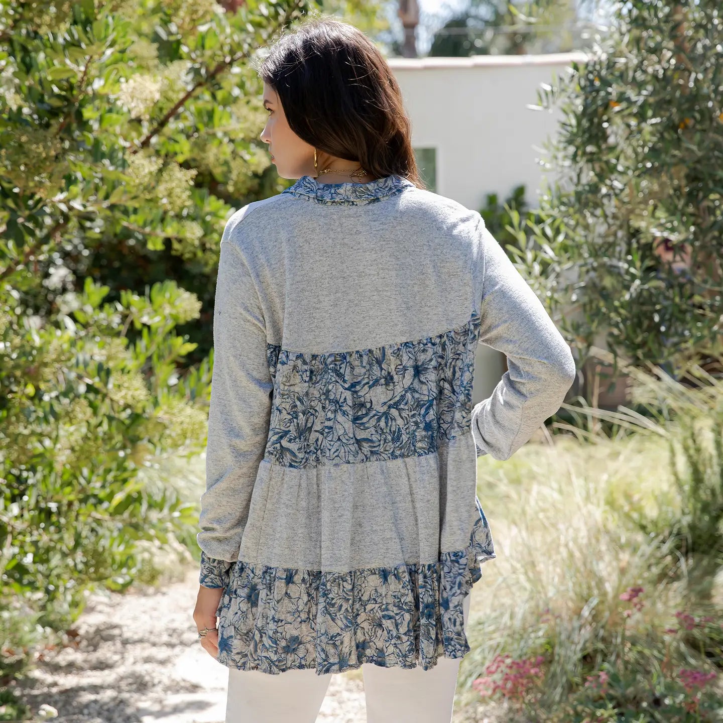 Knot Jhabla Top with Tiers - 50055