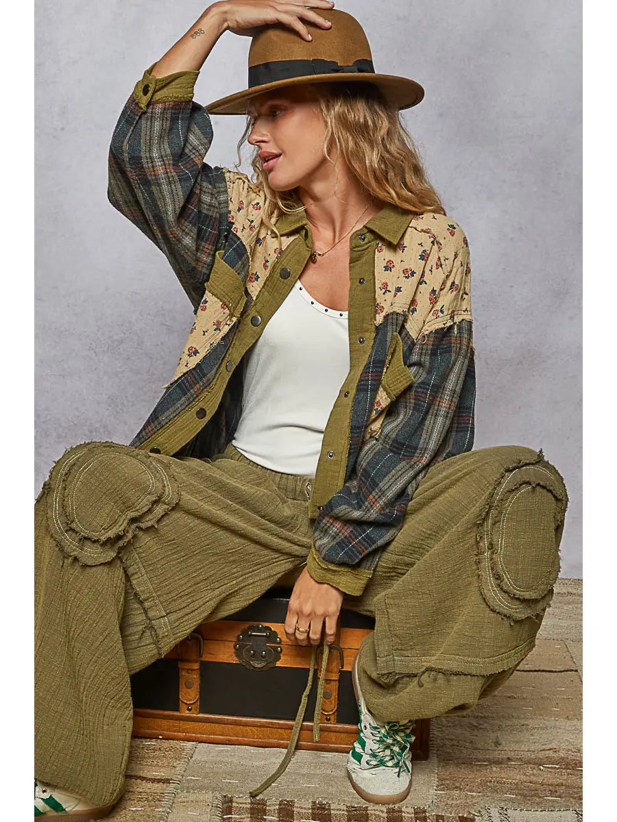 Vintage Oversized Button up - 60003