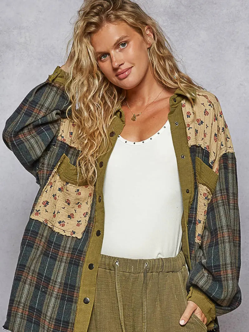 Vintage Oversized Button up - 60003