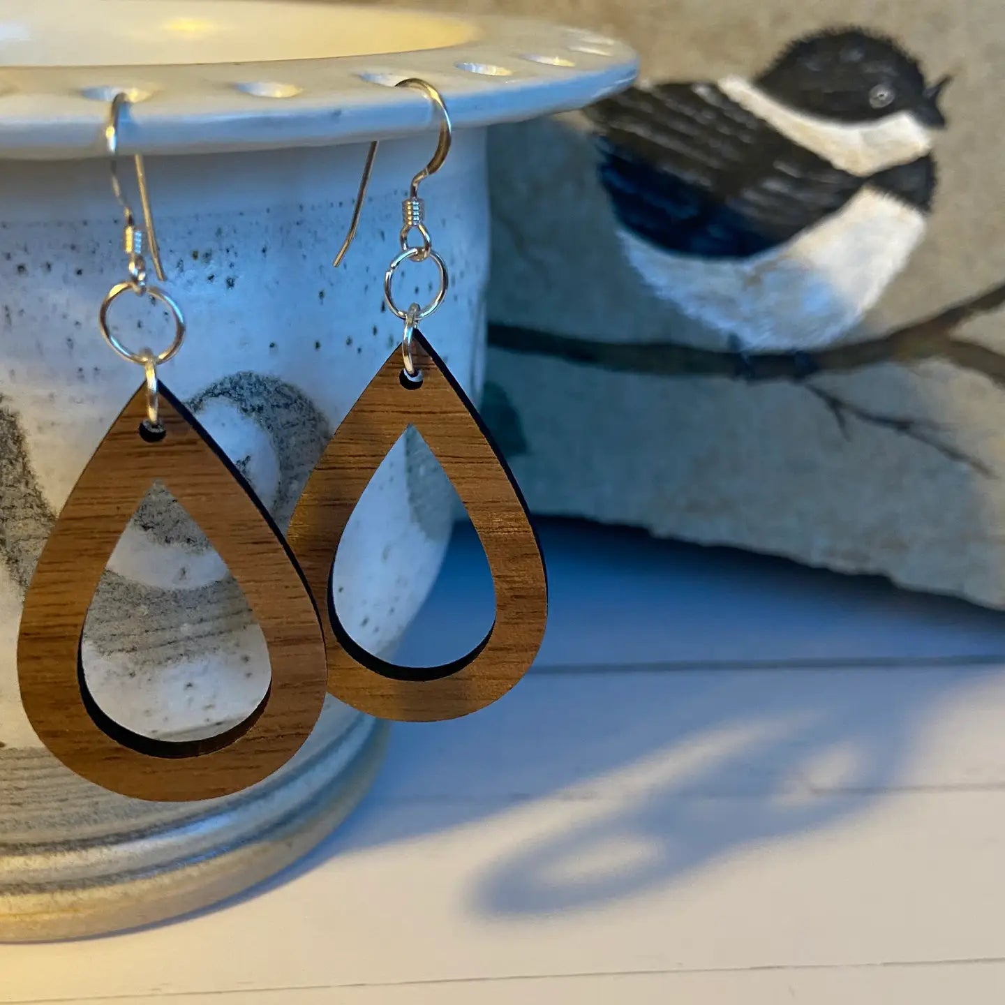 Wood Earrings - 50069